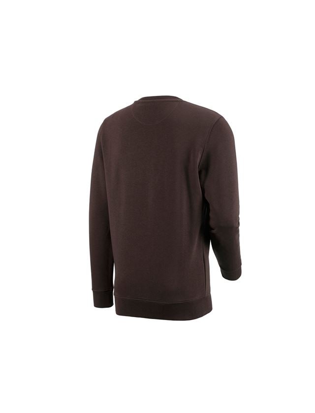 Maglie | Pullover | Camicie: e.s. felpa poly cotton + marrone 1