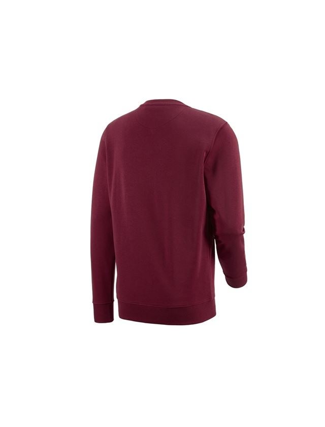 Maglie | Pullover | Camicie: e.s. felpa poly cotton + bordeaux 1