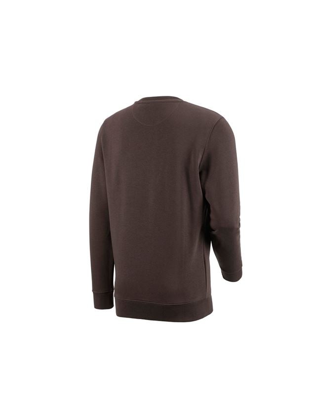 Maglie | Pullover | Camicie: e.s. felpa poly cotton + castagna 1