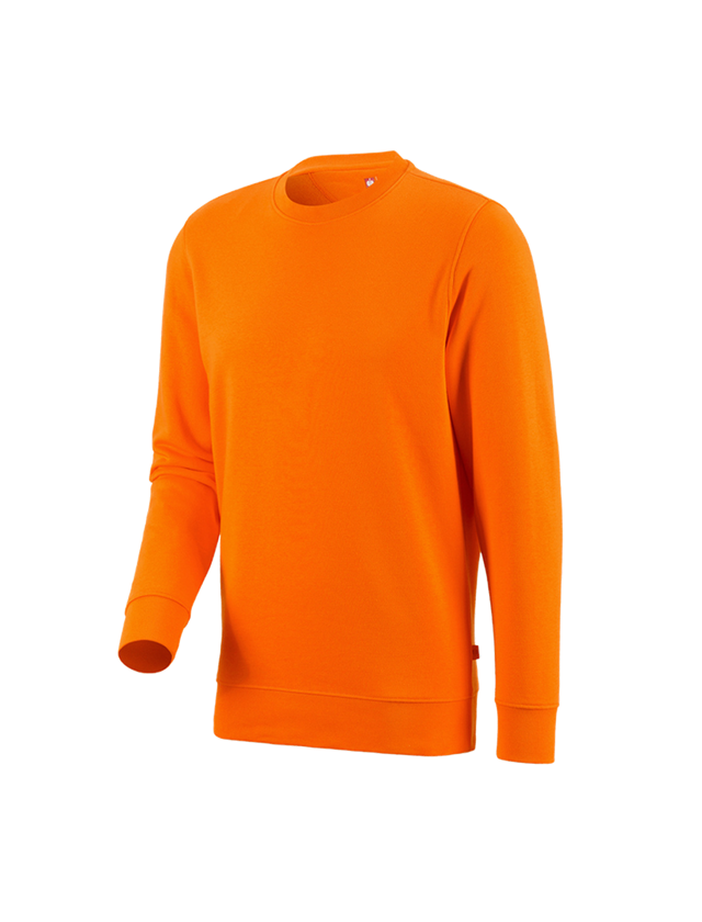 Maglie | Pullover | Camicie: e.s. felpa poly cotton + arancio