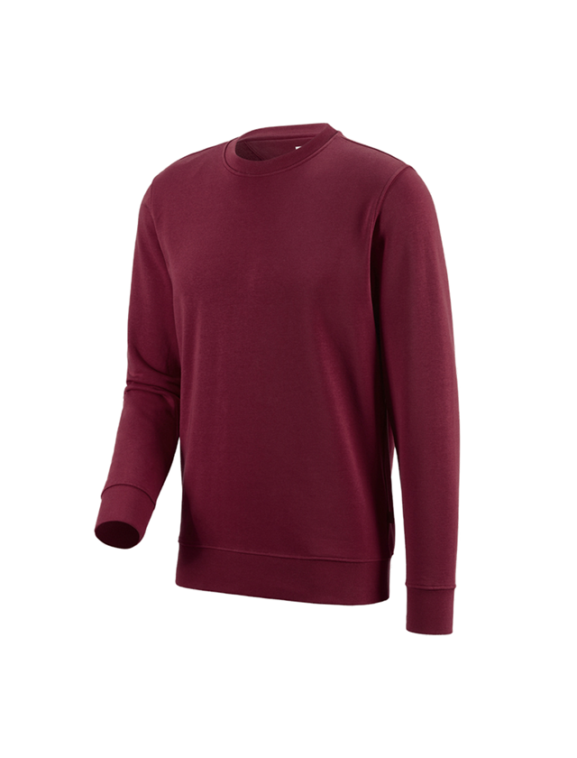 Maglie | Pullover | Camicie: e.s. felpa poly cotton + bordeaux