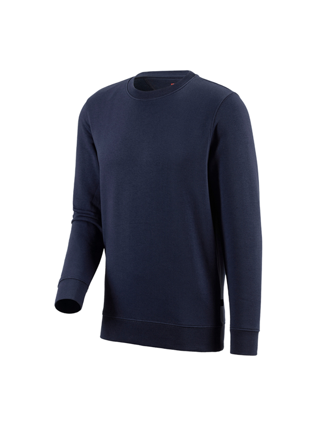 Maglie | Pullover | Camicie: e.s. felpa poly cotton + blu scuro 2
