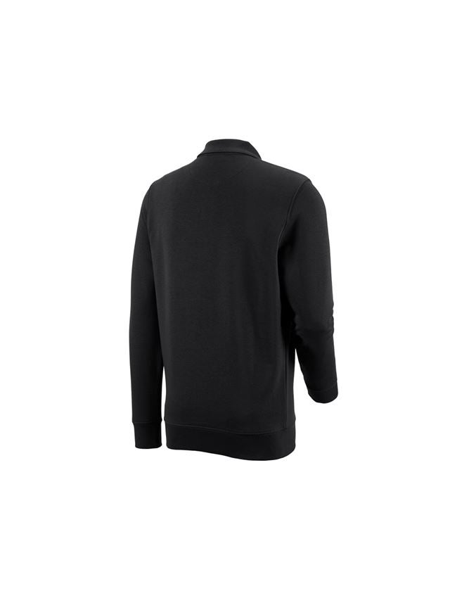 Maglie | Pullover | Camicie: e.s. felpa poly cotton Pocket + nero 2