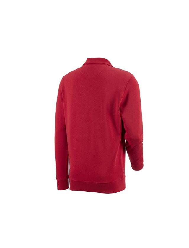 Maglie | Pullover | Camicie: e.s. felpa poly cotton Pocket + rosso 1