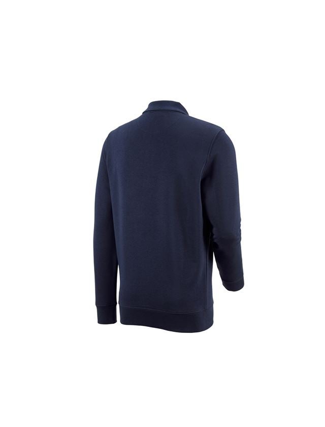 Maglie | Pullover | Camicie: e.s. felpa poly cotton Pocket + blu scuro 1