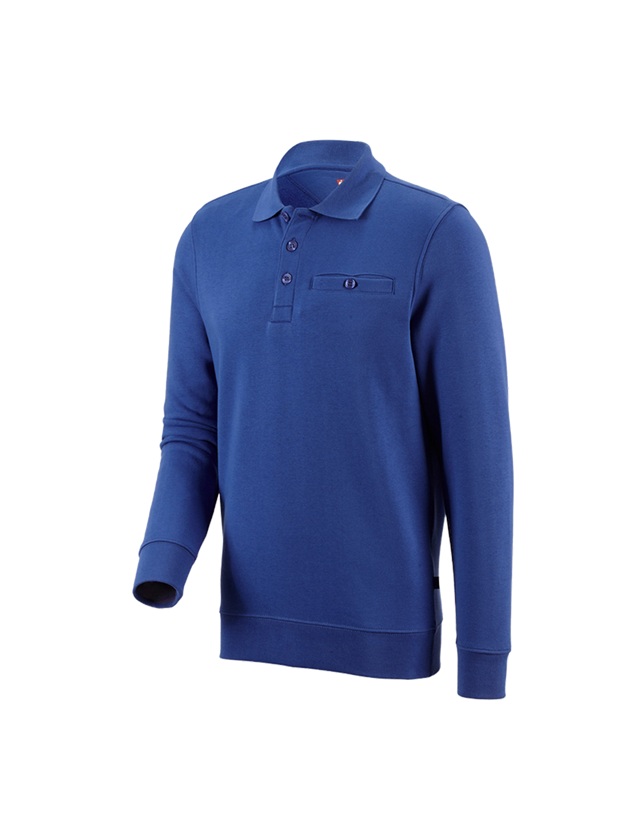 Maglie | Pullover | Camicie: e.s. felpa poly cotton Pocket + blu reale