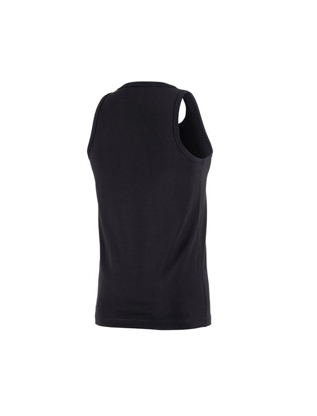 Maglie | Pullover | Camicie: e.s. Athletic-Shirt cotton + nero 2