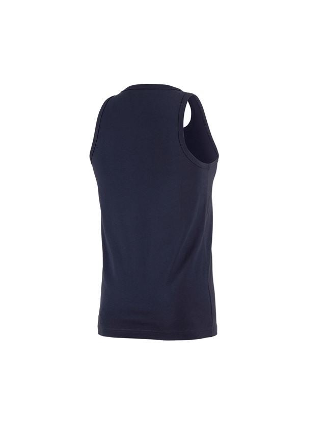 Maglie | Pullover | Camicie: e.s. Athletic-Shirt cotton + blu scuro 1
