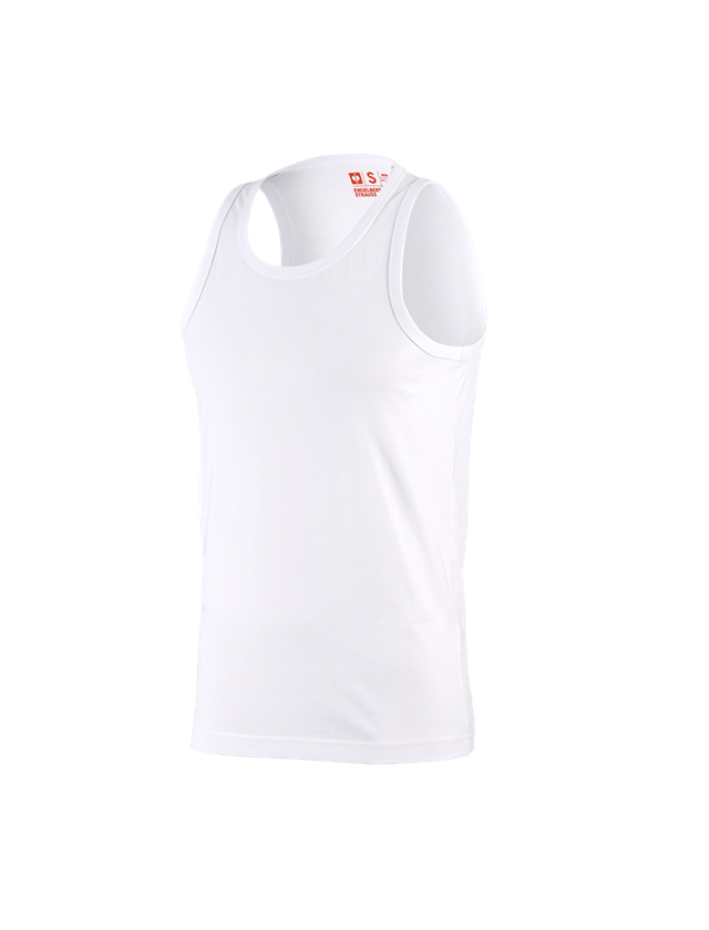 Maglie | Pullover | Camicie: e.s. Athletic-Shirt cotton + bianco 1