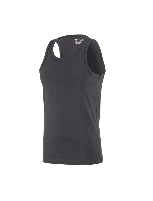 Maglie | Pullover | Camicie: e.s. Athletic-Shirt cotton + antracite  1