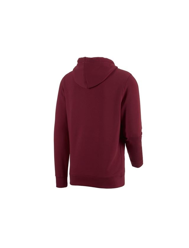 Maglie | Pullover | Camicie: e.s. hoody-felpa poly cotton + bordeaux 2