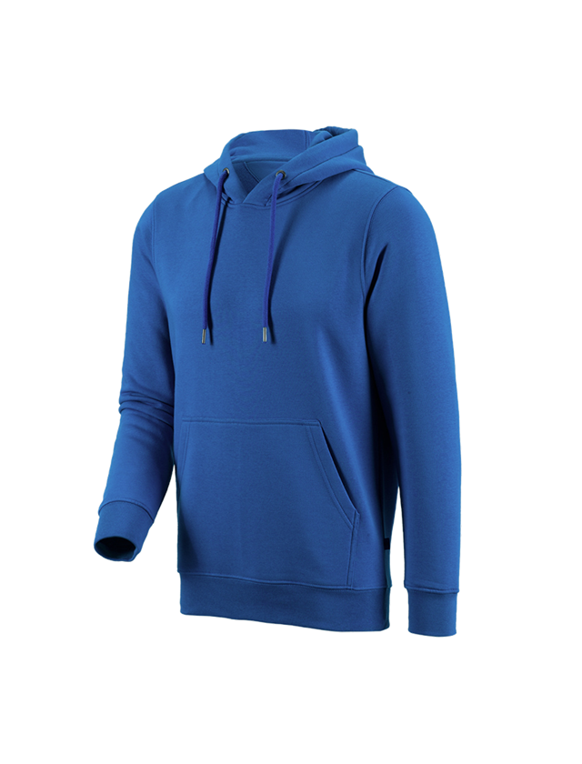Maglie | Pullover | Camicie: e.s. hoody-felpa poly cotton + blu genziana 2