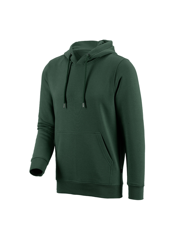 Maglie | Pullover | Camicie: e.s. hoody-felpa poly cotton + verde