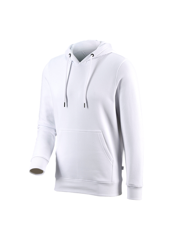Maglie | Pullover | Camicie: e.s. hoody-felpa poly cotton + bianco 1