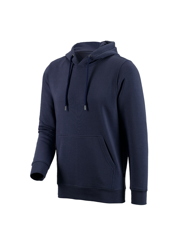 Maglie | Pullover | Camicie: e.s. hoody-felpa poly cotton + blu scuro