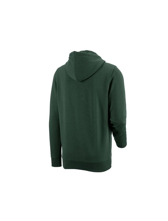 Maglie | Pullover | Camicie: e.s. felpa aperta con cappuccio poly cotton + verde 2