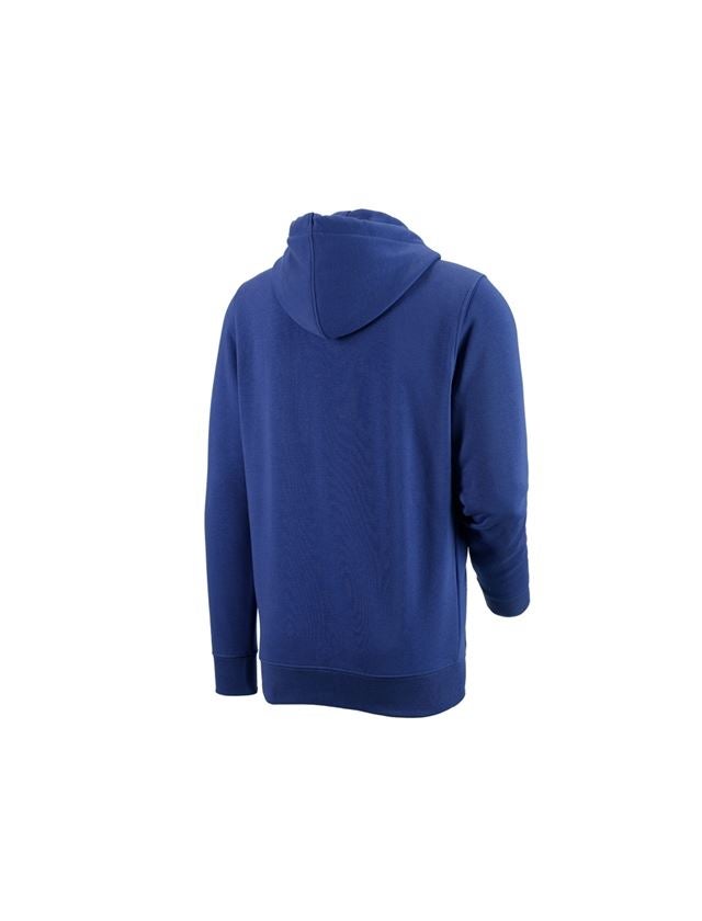 Maglie | Pullover | Camicie: e.s. felpa aperta con cappuccio poly cotton + blu reale 3