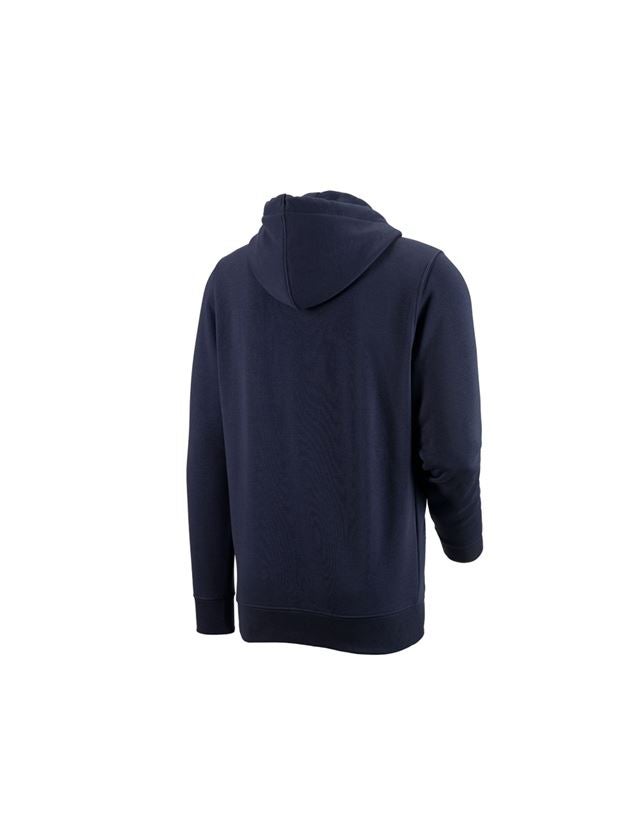 Maglie | Pullover | Camicie: e.s. felpa aperta con cappuccio poly cotton + blu scuro 1