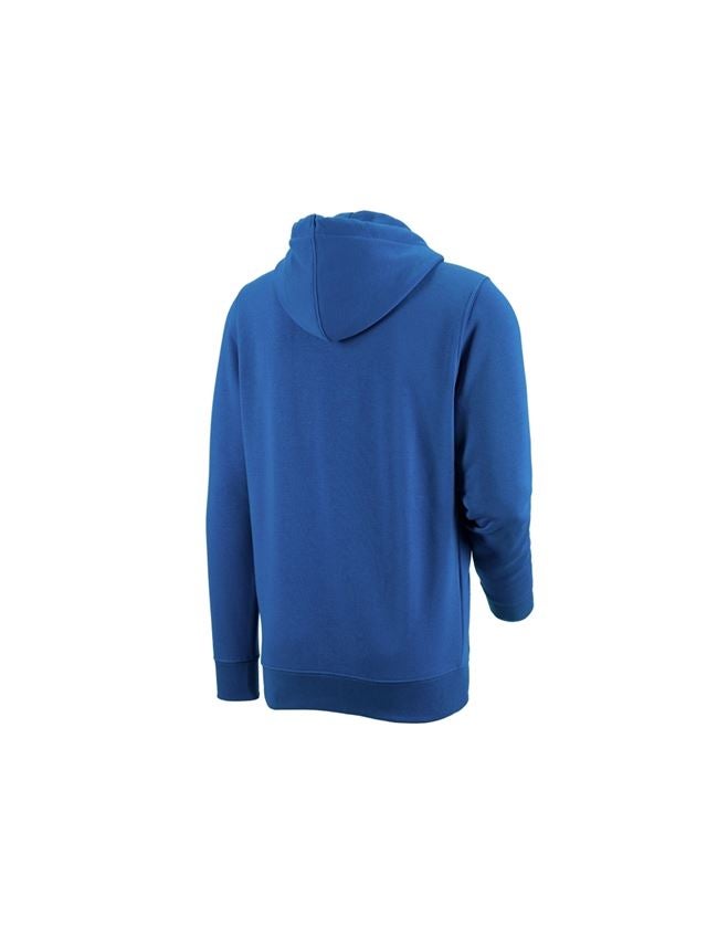 Maglie | Pullover | Camicie: e.s. felpa aperta con cappuccio poly cotton + blu genziana 2