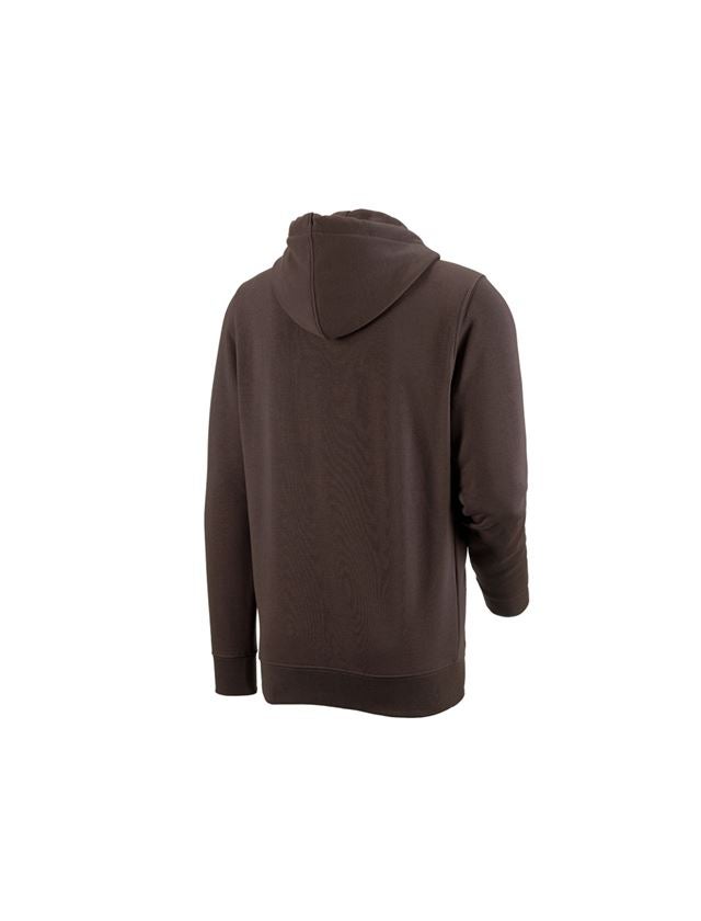 Maglie | Pullover | Camicie: e.s. felpa aperta con cappuccio poly cotton + castagna 3