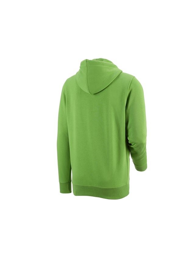 Maglie | Pullover | Camicie: e.s. felpa aperta con cappuccio poly cotton + verde mare 1