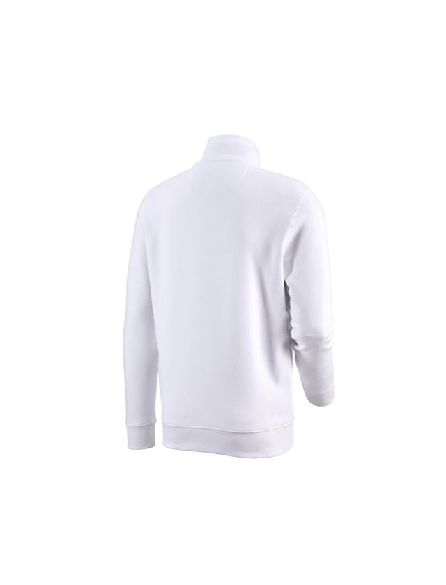 Maglie | Pullover | Camicie: e.s. ZIP-Felpa poly cotton + bianco 1