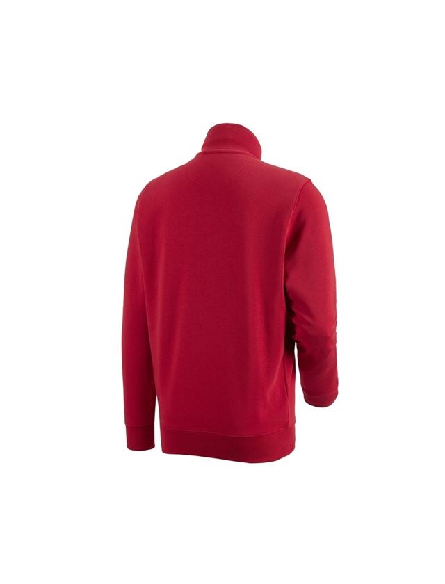 Maglie | Pullover | Camicie: e.s. ZIP-Felpa poly cotton + rosso 1