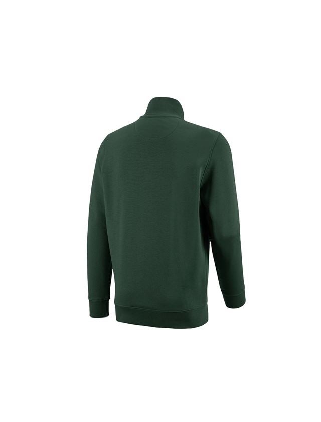Maglie | Pullover | Camicie: e.s. ZIP-Felpa poly cotton + verde 1