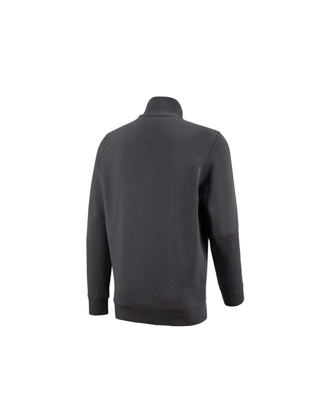 Maglie | Pullover | Camicie: e.s. ZIP-Felpa poly cotton + antracite  2