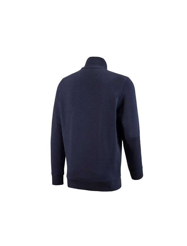 Maglie | Pullover | Camicie: e.s. ZIP-Felpa poly cotton + blu scuro 1