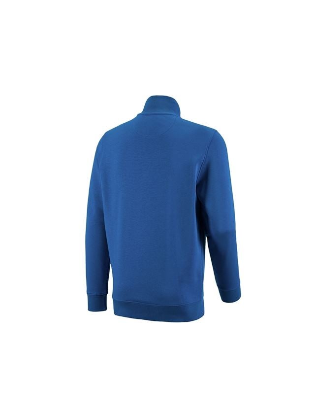 Maglie | Pullover | Camicie: e.s. ZIP-Felpa poly cotton + blu genziana 1