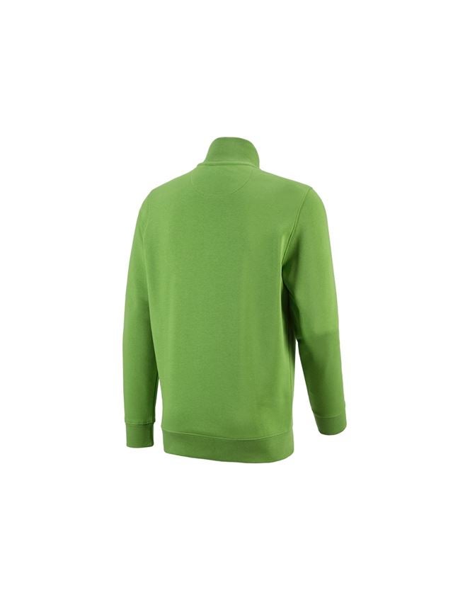 Maglie | Pullover | Camicie: e.s. ZIP-Felpa poly cotton + verde mare 1