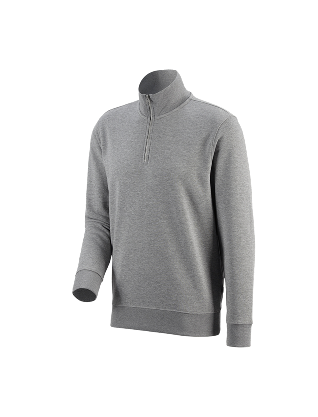 Maglie | Pullover | Camicie: e.s. ZIP-Felpa poly cotton + grigio sfumato 1