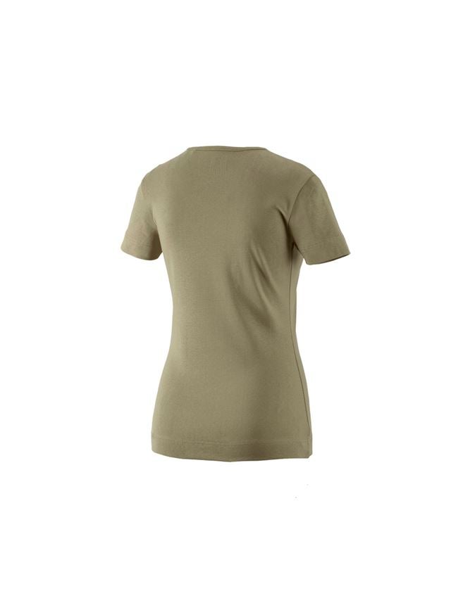 Maglie | Pullover | Bluse: e.s. t-shirt cotton V-Neck, donna + canna 1
