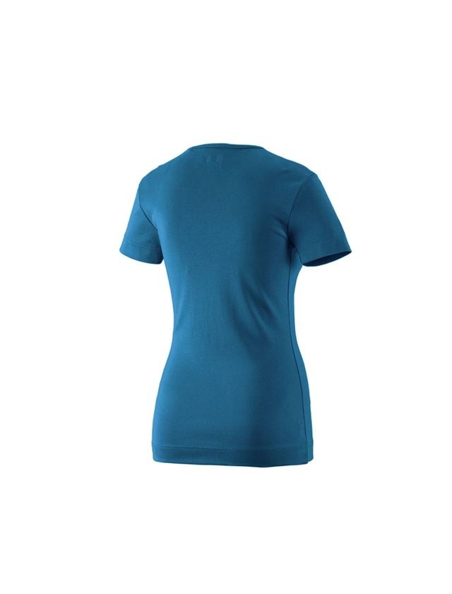 Maglie | Pullover | Bluse: e.s. t-shirt cotton V-Neck, donna + atollo 1