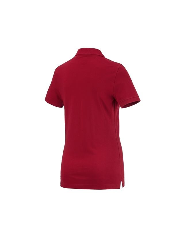 Maglie | Pullover | Bluse: e.s. polo cotton, donna + rosso 1