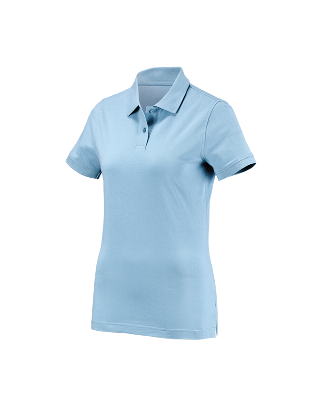 Maglie | Pullover | Bluse: e.s. polo cotton, donna + blu chiaro