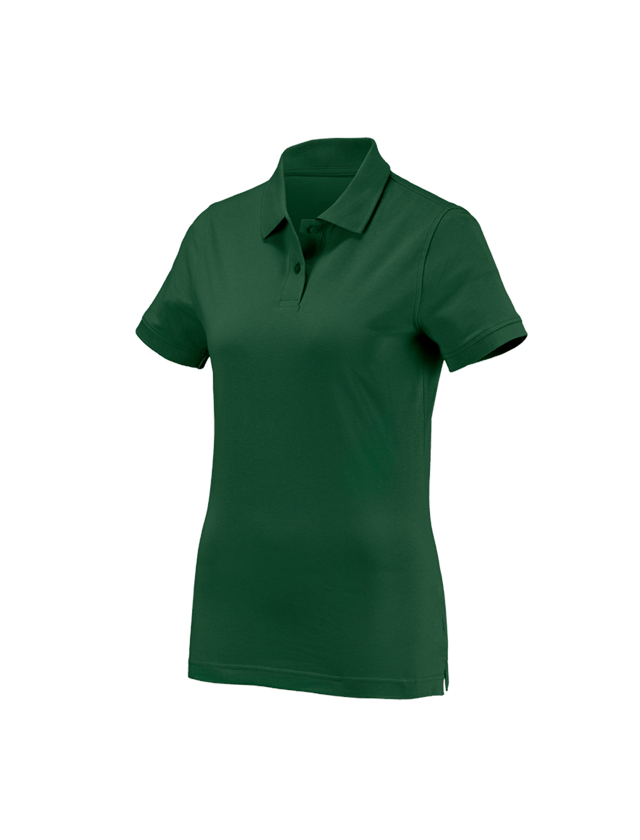 Maglie | Pullover | Bluse: e.s. polo cotton, donna + verde