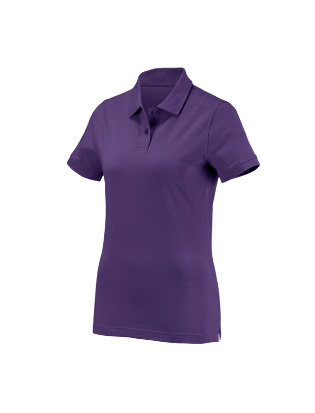 Maglie | Pullover | Bluse: e.s. polo cotton, donna + violetto
