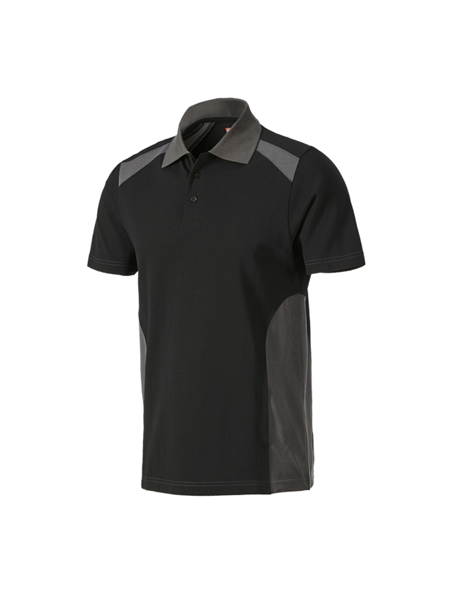 Maglie | Pullover | Camicie: Polo cotton e.s.active + nero/antracite  2