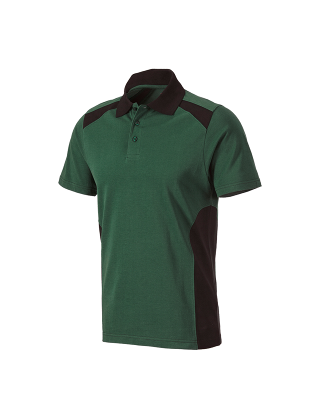 Maglie | Pullover | Camicie: Polo cotton e.s.active + verde/nero 2