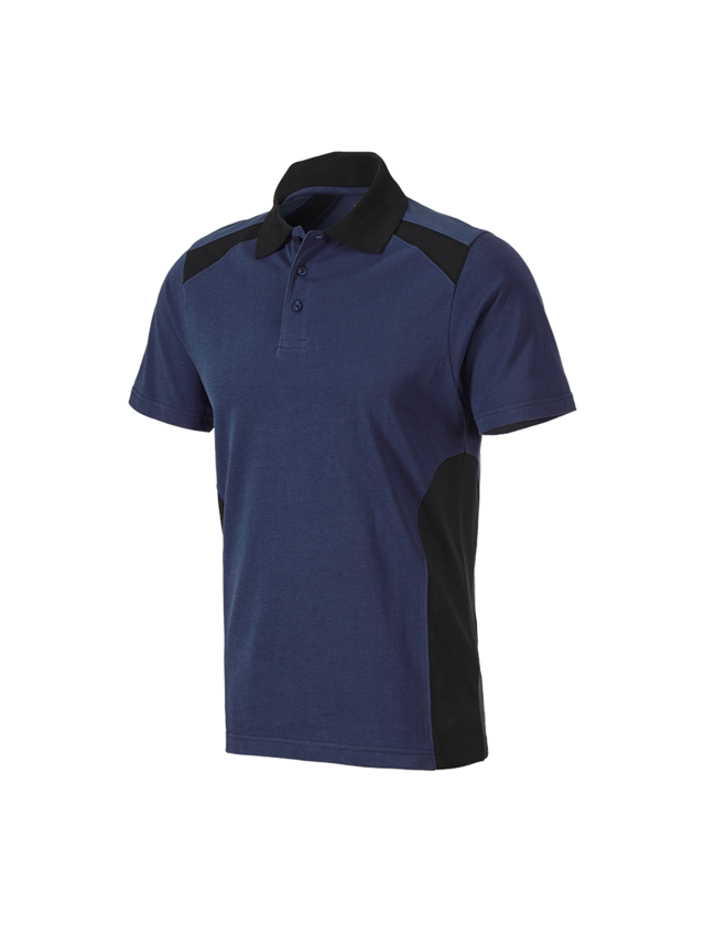 Maglie | Pullover | Camicie: Polo cotton e.s.active + blu scuro/nero 2