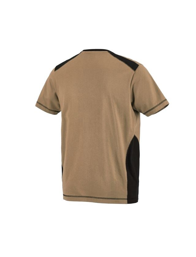 Maglie | Pullover | Camicie: T-shirt cotton e.s.active + kaki/nero 3