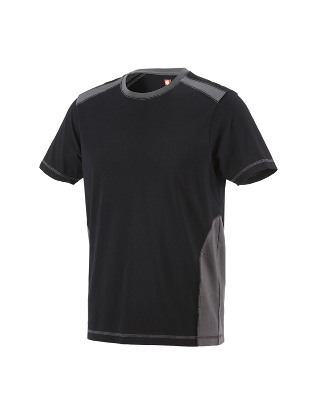 Temi: T-shirt cotton e.s.active + nero/antracite  2
