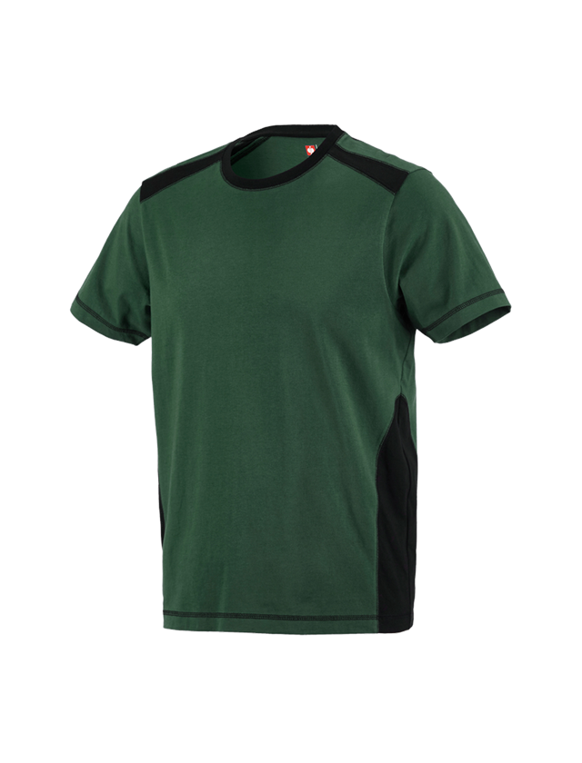 Temi: T-shirt cotton e.s.active + verde/nero 2