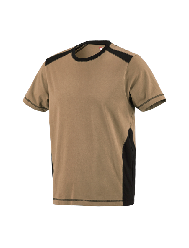 Schreiner / Tischler: T-Shirt cotton e.s.active + khaki/schwarz 2