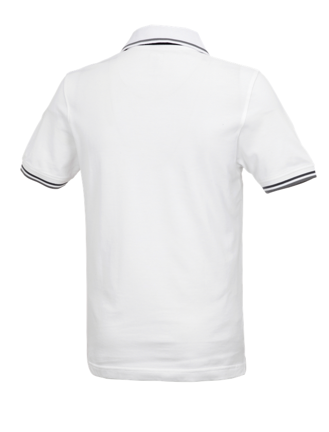 Maglie | Pullover | Camicie: e.s. polo cotton Deluxe Colour + bianco/antracite  2