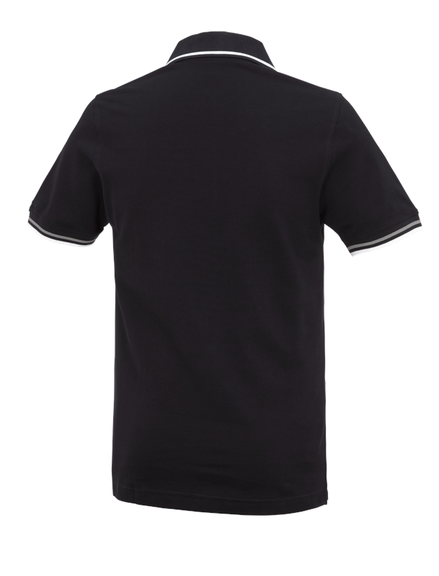 Maglie | Pullover | Camicie: e.s. polo cotton Deluxe Colour + nero/argento 3
