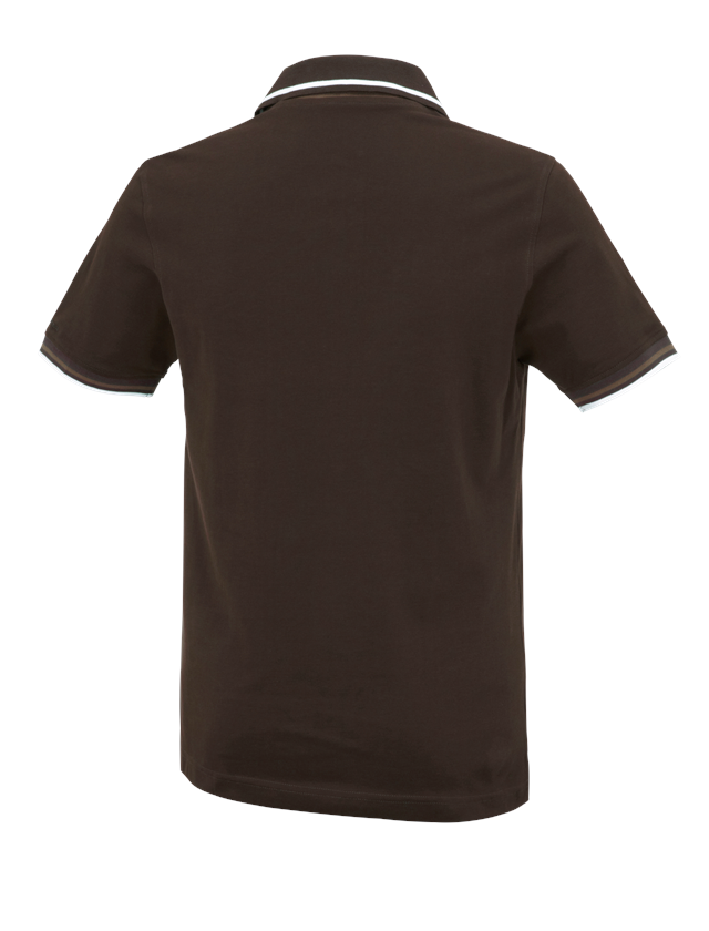 Maglie | Pullover | Camicie: e.s. polo cotton Deluxe Colour + castagna/nocciola 3