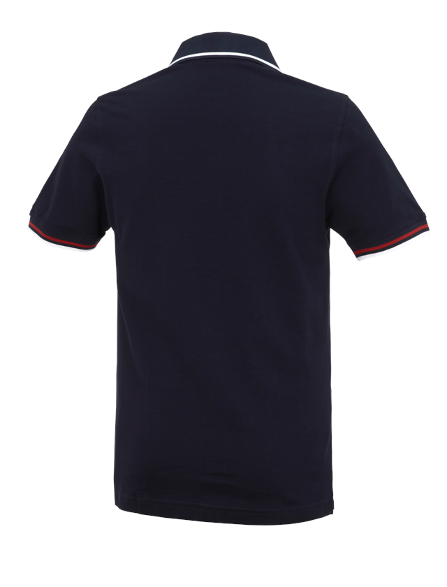 Maglie | Pullover | Camicie: e.s. polo cotton Deluxe Colour + blu scuro/rosso 3